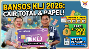 Bansos KLJ 2026 Cair Bertahap: Jadwal 4 Tahap Pencairan, Skema Rapel Rp900 Ribu, dan Syarat Penerima