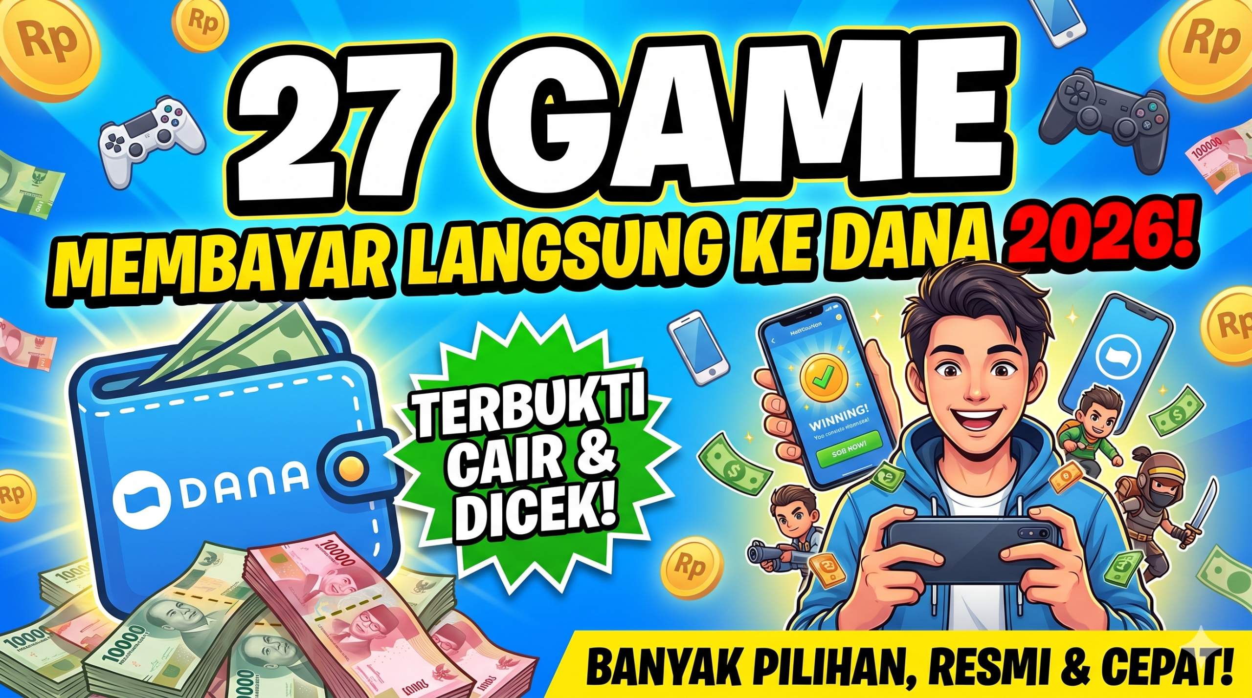27 Game yang Membayar Langsung ke DANA 2026 — Sudah Dicek dan Terbukti Cair