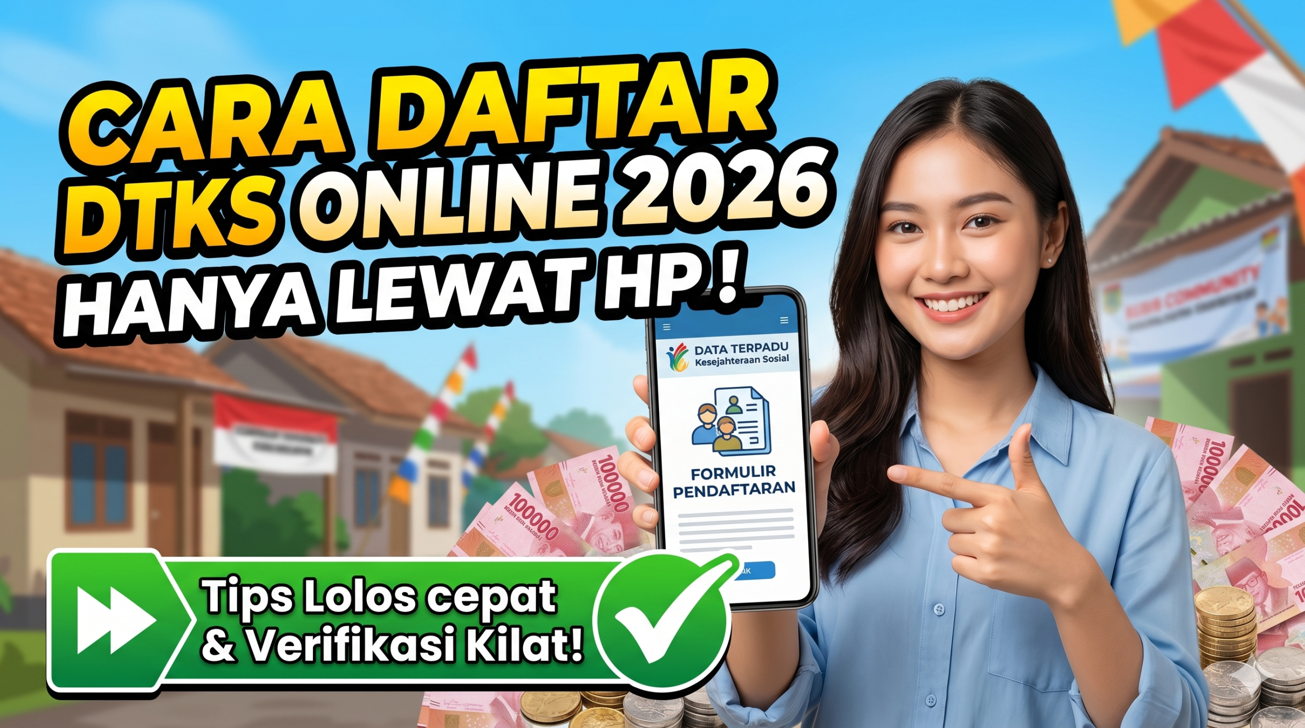 Cara Daftar DTKS Online 2026 Lewat HP — Syarat, Langkah, dan Tips Lolos Verifikasi Cepat