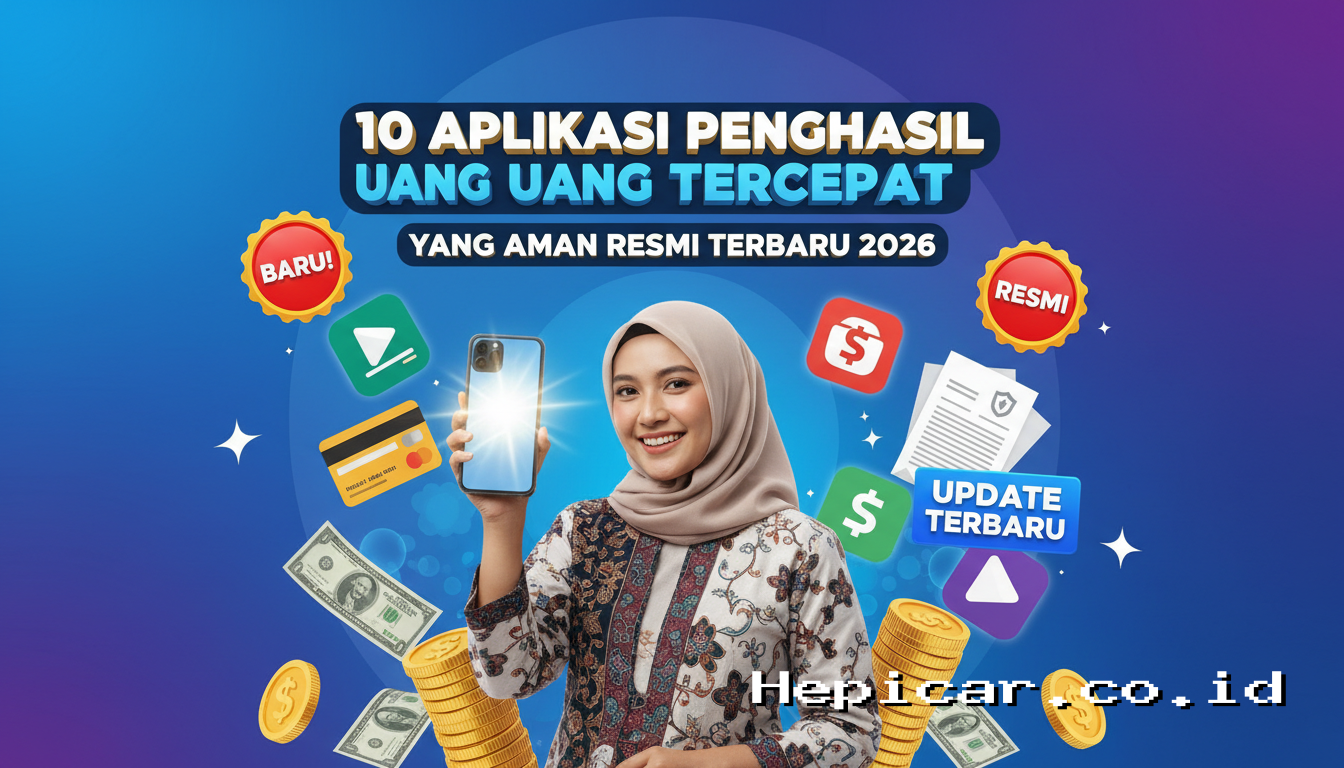 10 Aplikasi Penghasil Uang Tercepat yang Aman Resmi Terbaru 2026