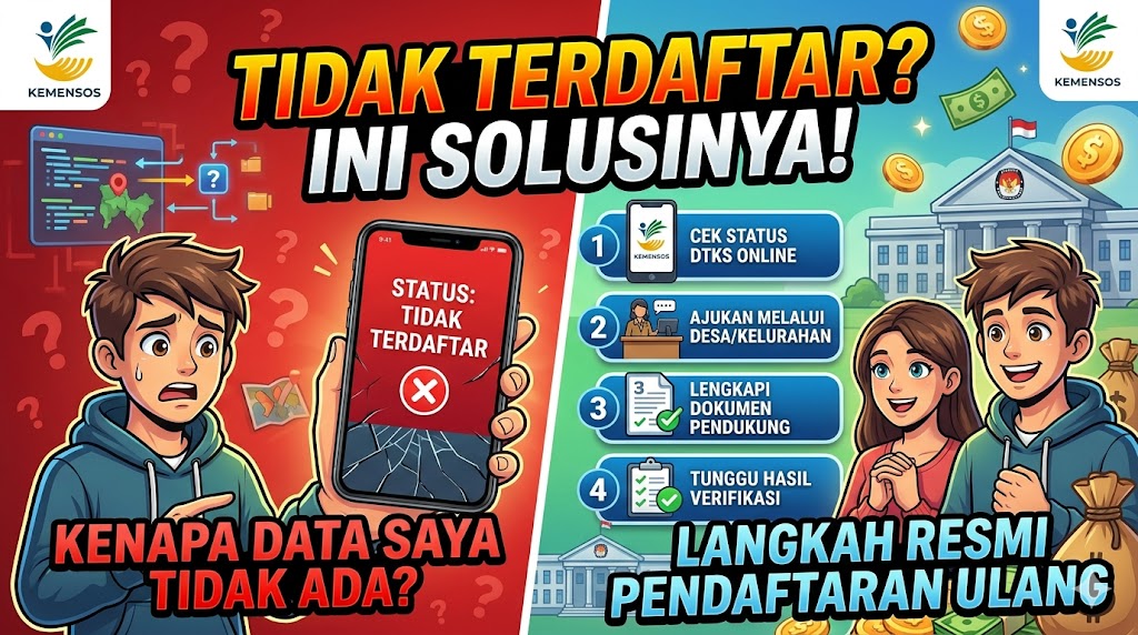 Apa yang Harus Dilakukan Jika Tidak Terdaftar