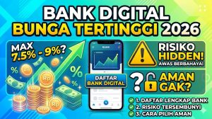 Bank Digital Bunga Tertinggi 2026: Daftar Lengkap, Risiko Tersembunyi, dan Cara Pilih yang Aman