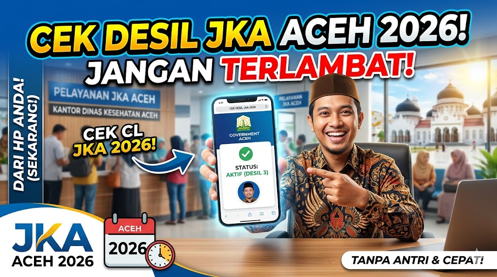 Cara Cek Desil JKA Aceh 2026 Lewat HP, Jangan Sampai Terlambat!