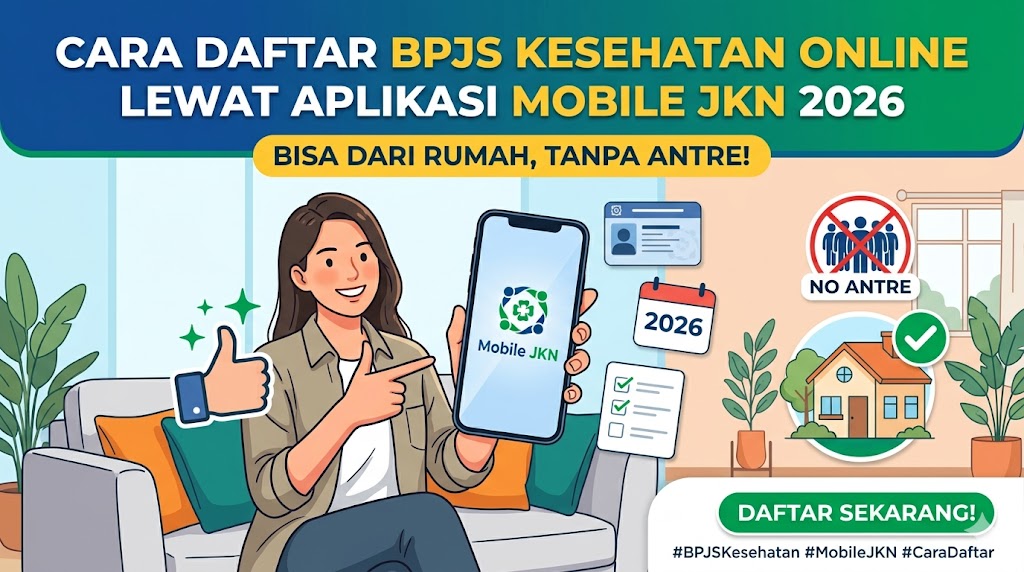 Cara Daftar BPJS Kesehatan Online Lewat Aplikasi Mobile JKN 2026, Bisa dari Rumah Tanpa Antre