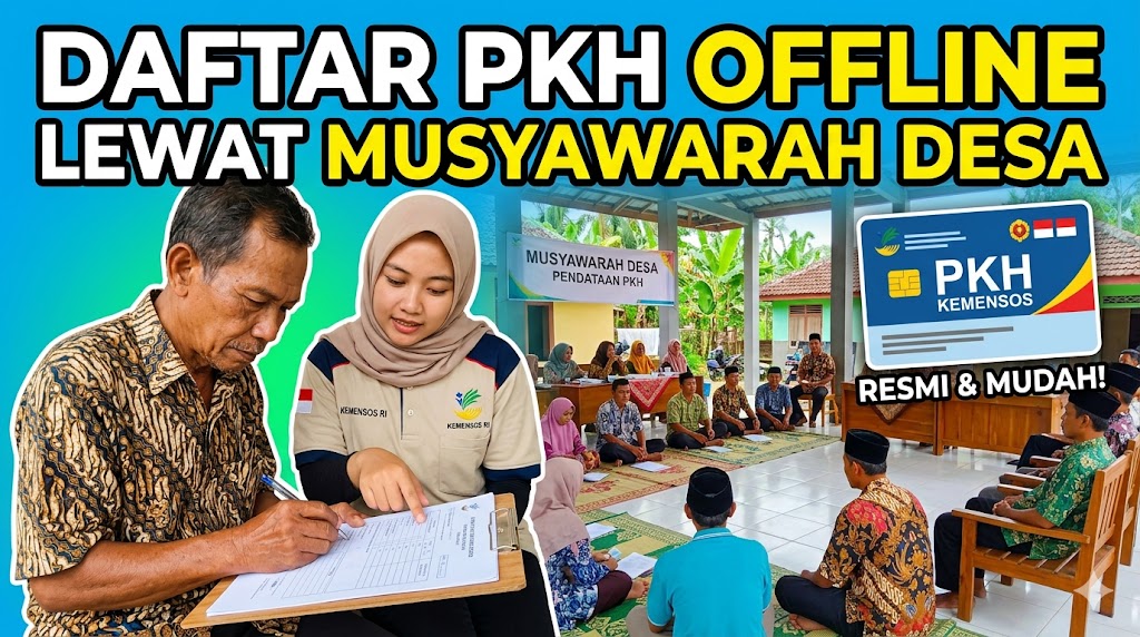 Cara Daftar PKH Offline Lewat Musyawarah Desa