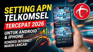 Cara Setting APN Telkomsel 4G Tercepat 2026 di Android dan iPhone