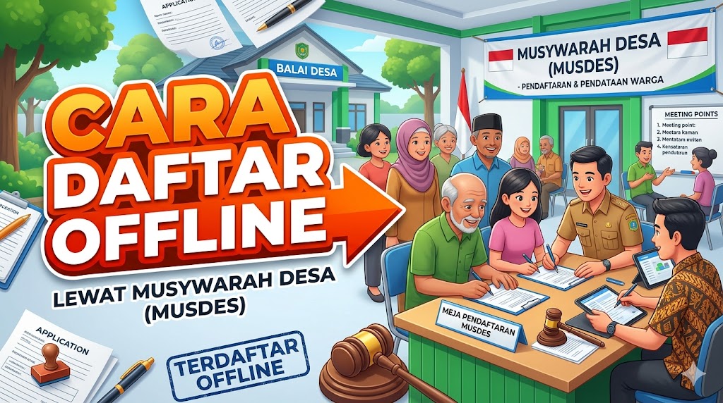 Daftar Offline Lewat Musyawarah Desa (Musdes)