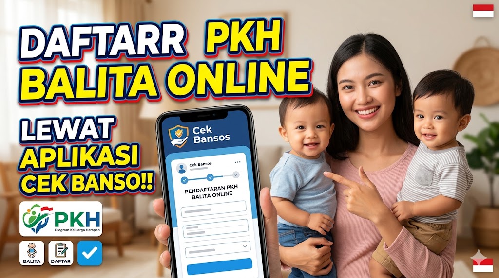 Langkah Daftar PKH Balita Online Lewat Aplikasi Cek Bansos