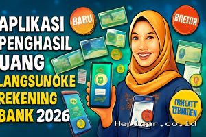 Aplikasi Penghasil Uang Langsung ke Rekening Bank 2026