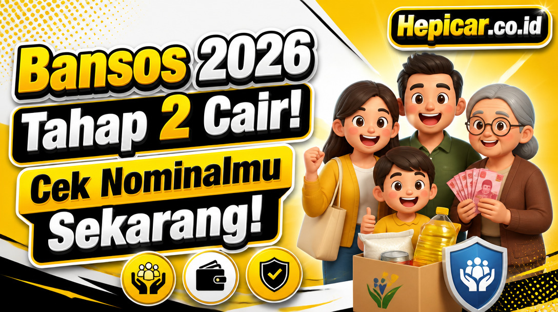 Jadwal Cairnya Bansos 2026 Tahap 2 Telah Diumumkan, Ini Cara Cek Nominal yang Bakal Kamu Terima!
