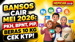 Bantuan Sosial Cair Mei 2026: PKH, BPNT, PIP, dan Beras 10 Kg, Cek Penerima via KTP!