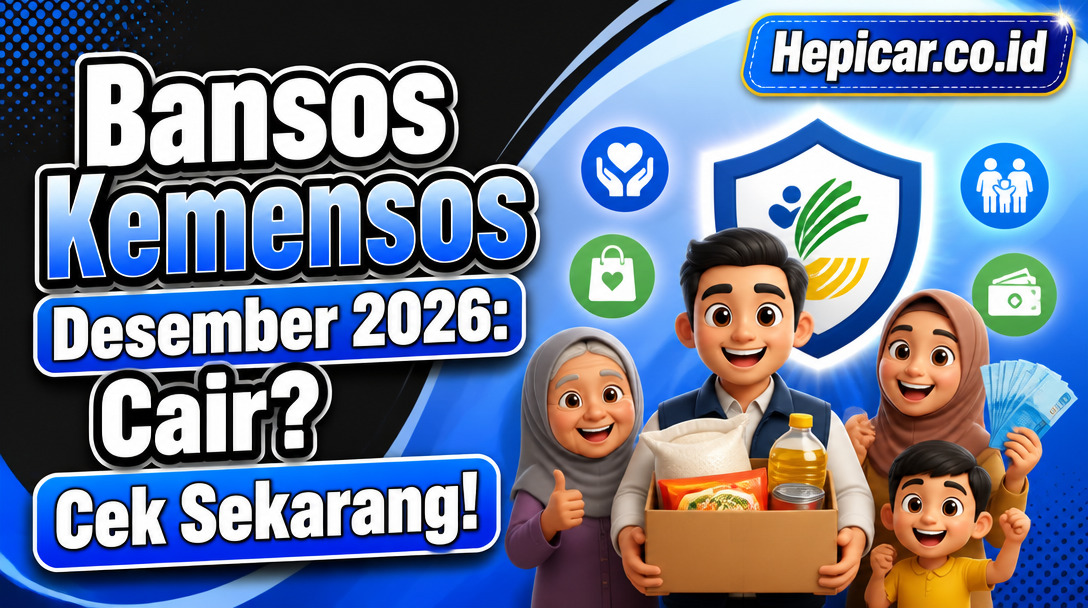 Bansos Kemensos Desember 2026: Cair? Cek Sekarang!