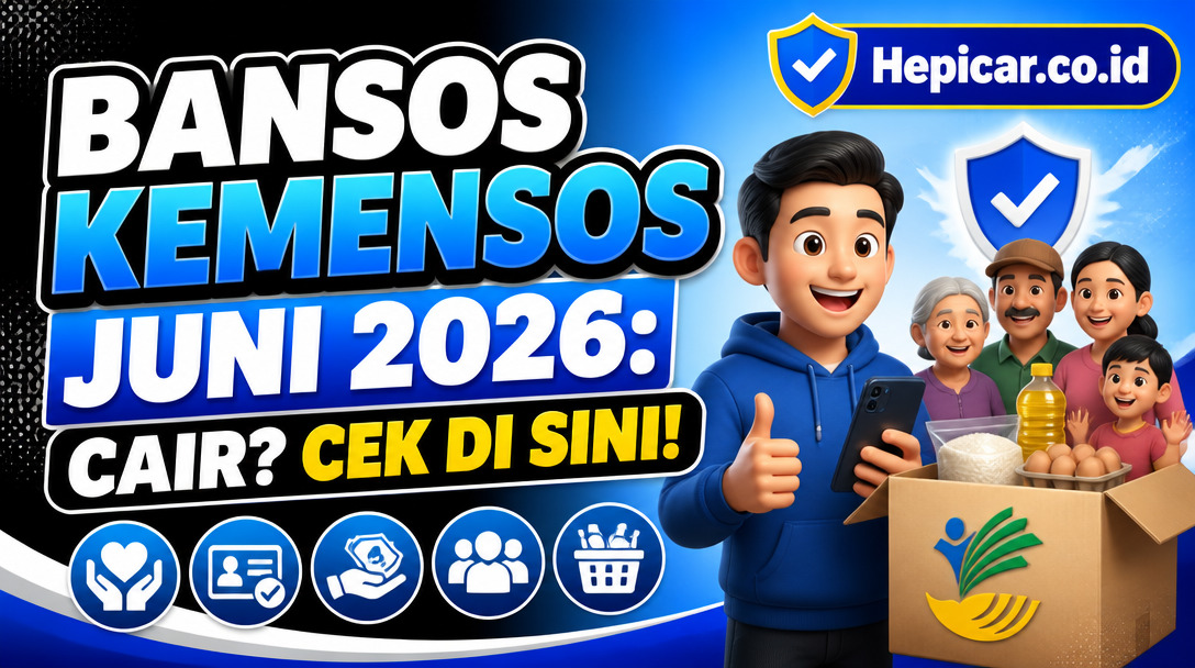 Bansos Kemensos Juni 2026: Cair? Cek di Sini!