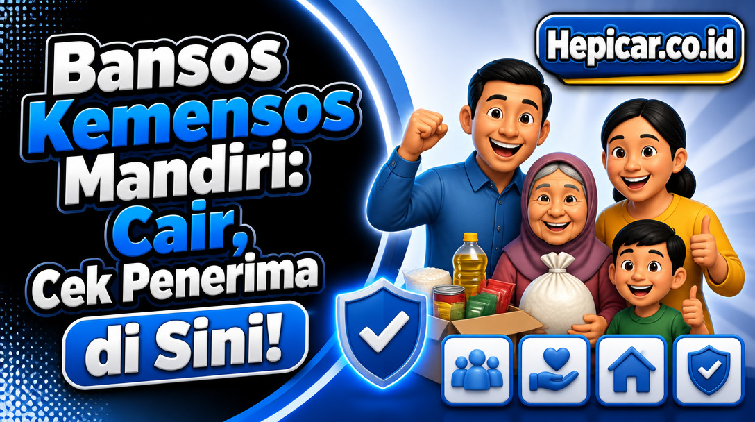Bansos Kemensos Mandiri: Cair, Cek Penerima di Sini!