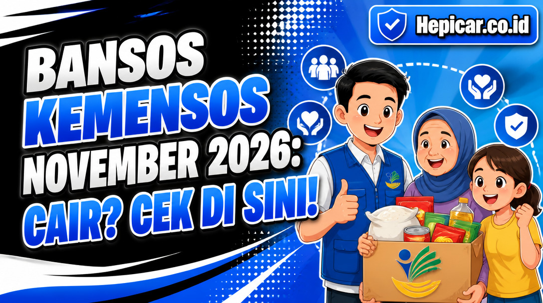 Bansos Kemensos November 2026: Cair? Cek di Sini!