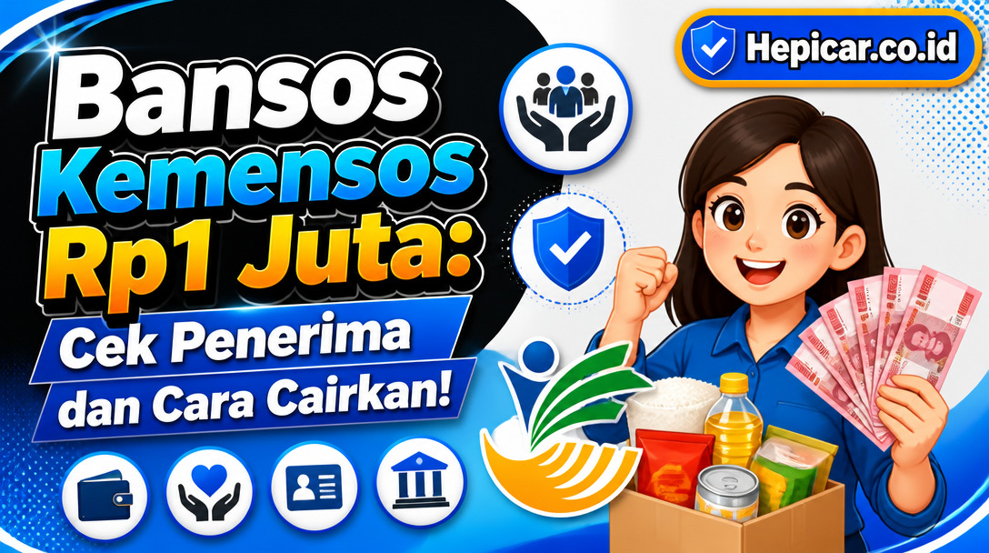 Bansos Kemensos Rp1 Juta: Cek Penerima dan Cara Cairkan!
