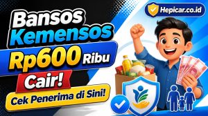 Bansos Kemensos Rp600 Ribu Cair! Cek Penerima di Sini!