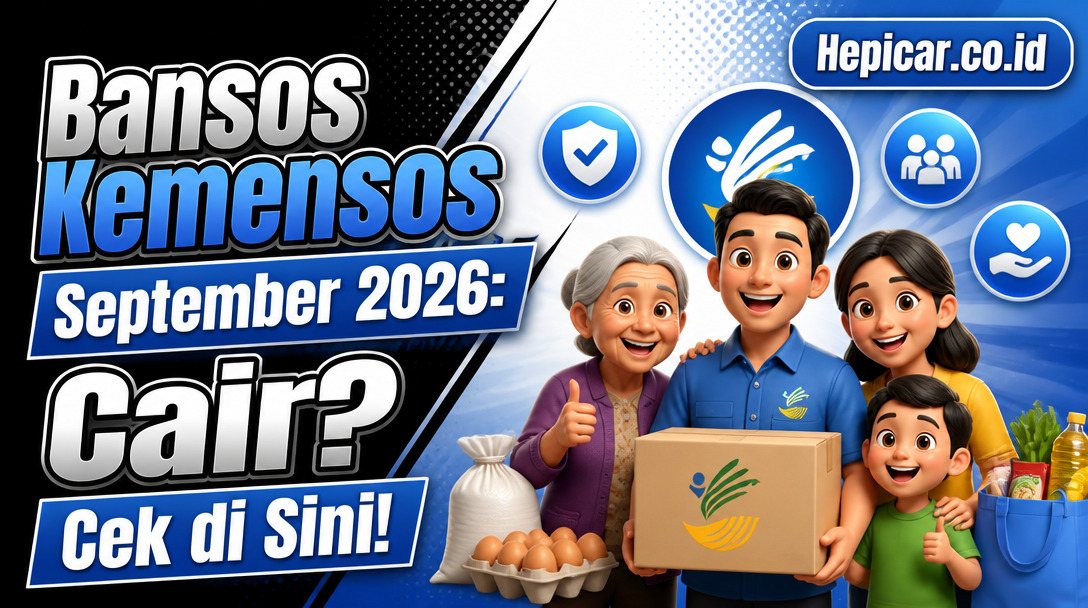 Bansos Kemensos September 2026: Cair? Cek di Sini!