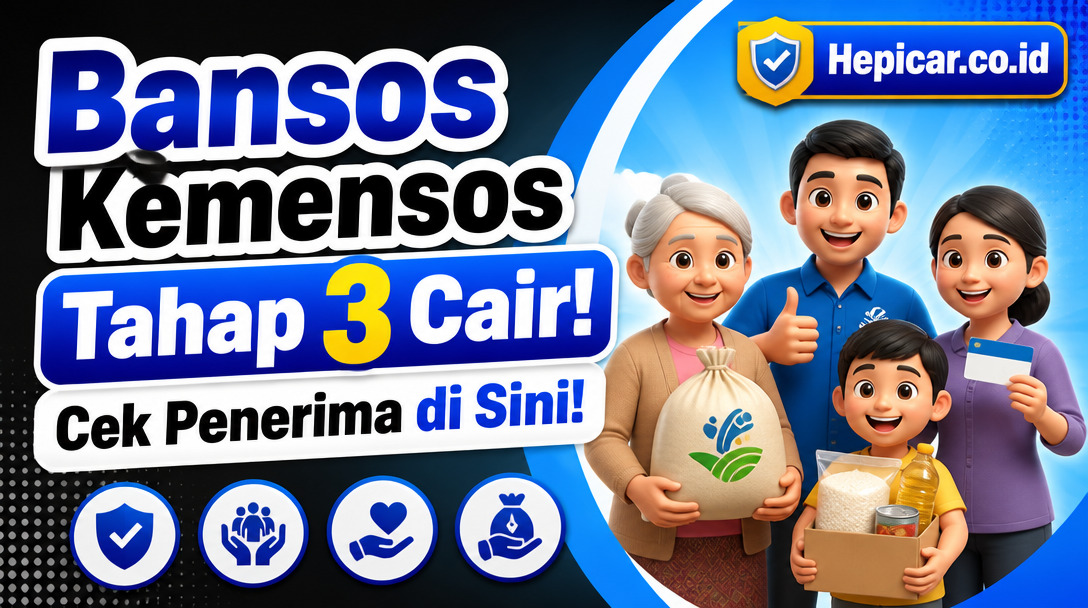 Bansos Kemensos Tahap 3 Cair! Cek Penerima di Sini!
