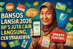 Bansos Lansia 2026 Rp 3 Juta Cair Langsung, Cek Syaratnya