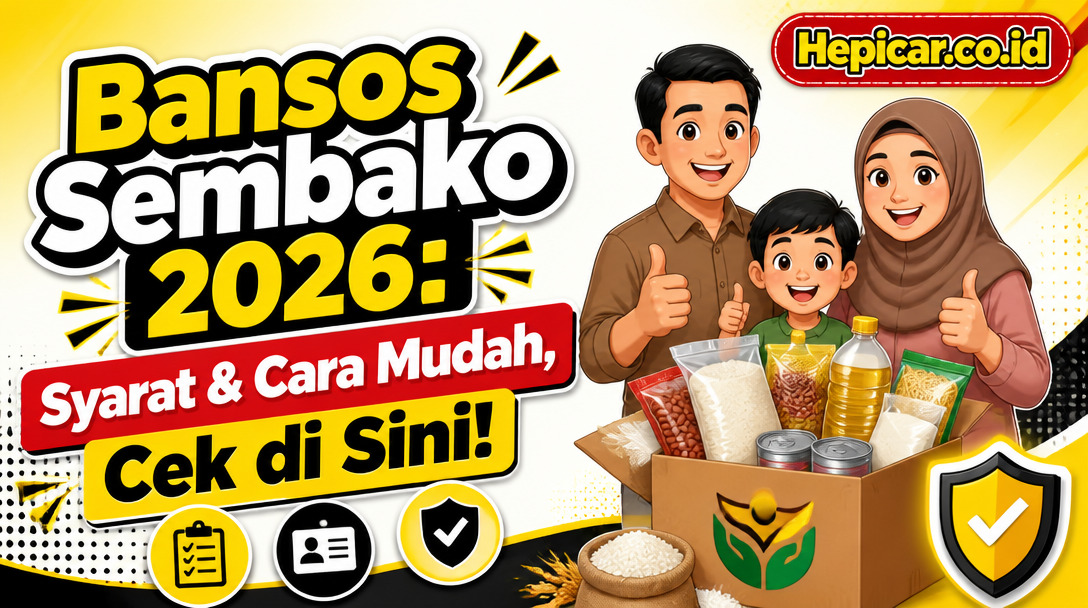 Syarat dan Cara Mudah Dapatkan Bansos Sembako 2026, Simak Di Sini!