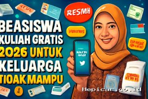 Beasiswa Kuliah Gratis 2026 untuk Keluarga Tidak Mampu
