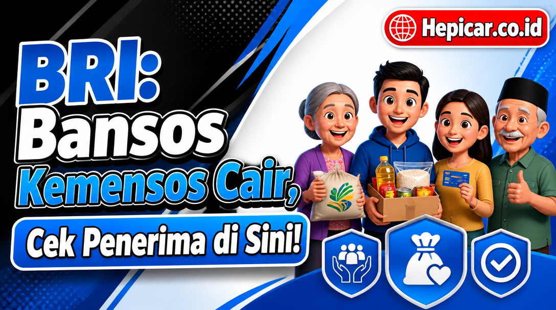 BRI: Bansos Kemensos Cair, Cek Penerima di Sini!
