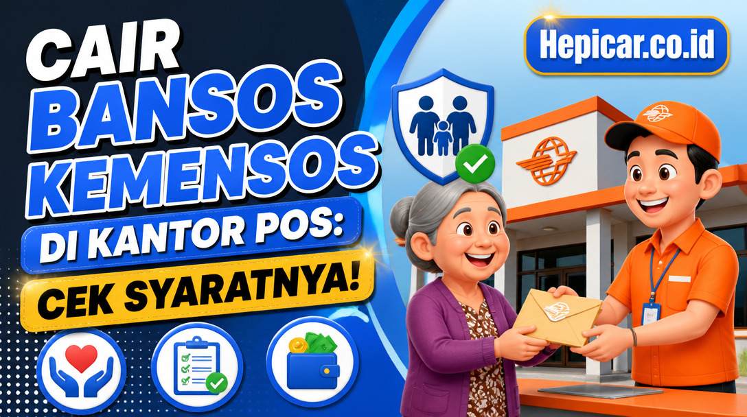 Cair Bansos Kemensos di Kantor Pos: Cek Syaratnya!