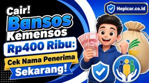 Cair! Bansos Kemensos Rp400 Ribu: Cek Nama Penerima Sekarang!