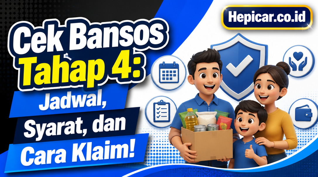 Cek Bansos Tahap 4: Jadwal, Syarat, dan Cara Klaim!