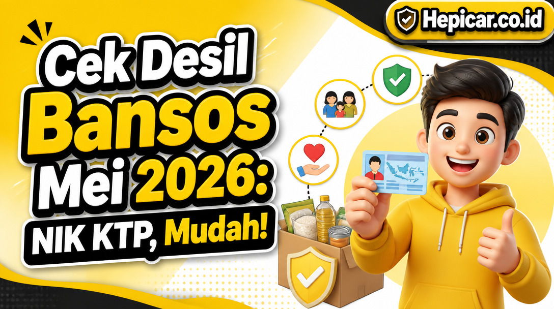 Cara Mudah Cek Desil Bansos Mei 2026 dengan NIK KTP, Simak Langkah-Langkahnya!