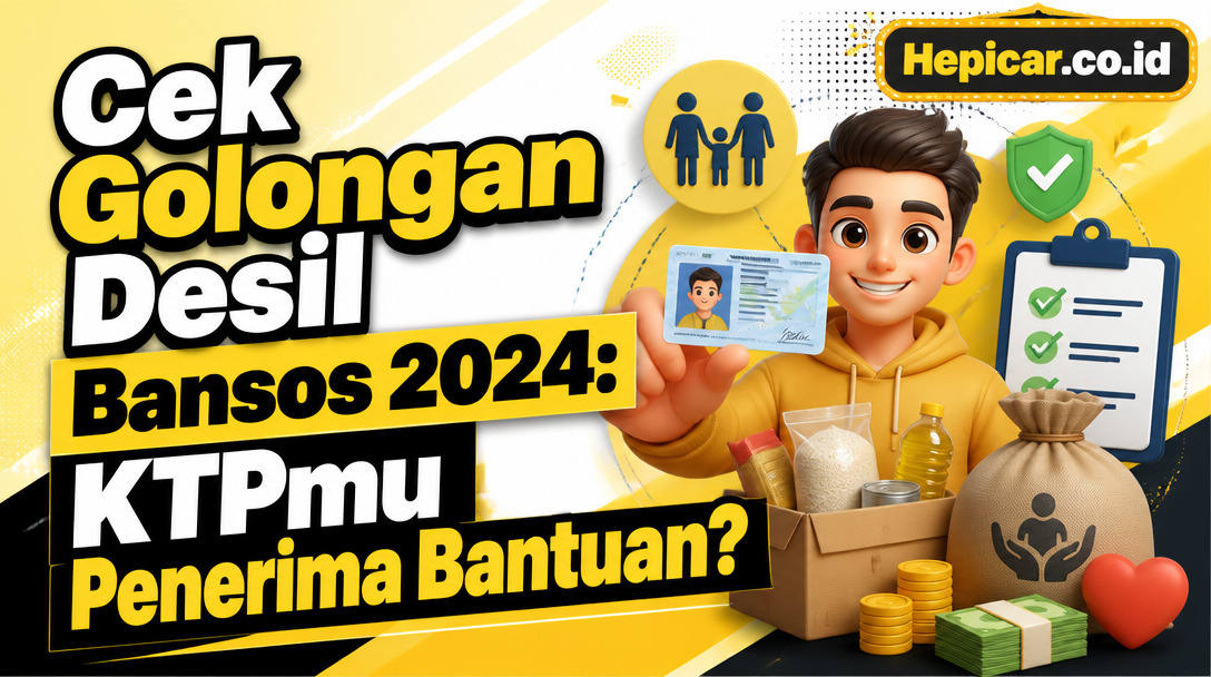 Cek Golongan Desil Bansos 2024 dengan KTP, Apakah Kamu Termasuk Penerima Bantuan?