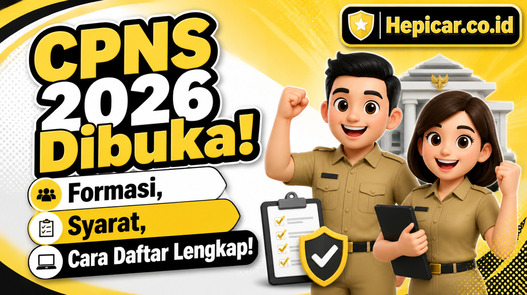 Jadwal CPNS 2026 Resmi Terbuka! Simak Formasi, Syarat Hingga Cara Daftar yang Wajib Diketahui