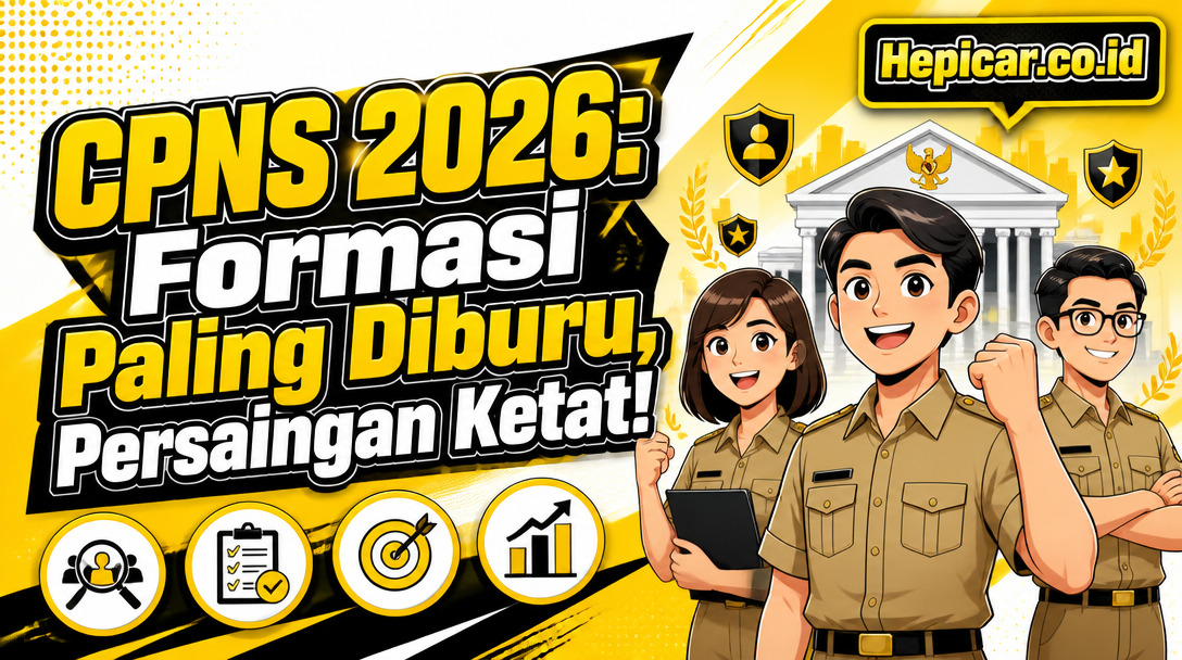 Formasi CPNS 2026 Paling Banyak Dicari, Siap-siap Hadapi Persaingan Ketat!