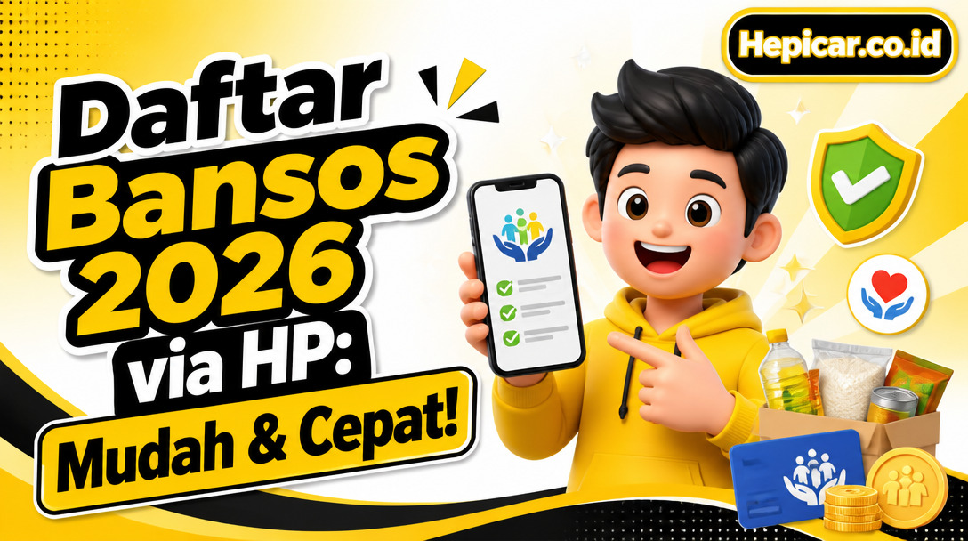 Daftar Bansos 2026 via HP, Simak Cara Mudahnya!