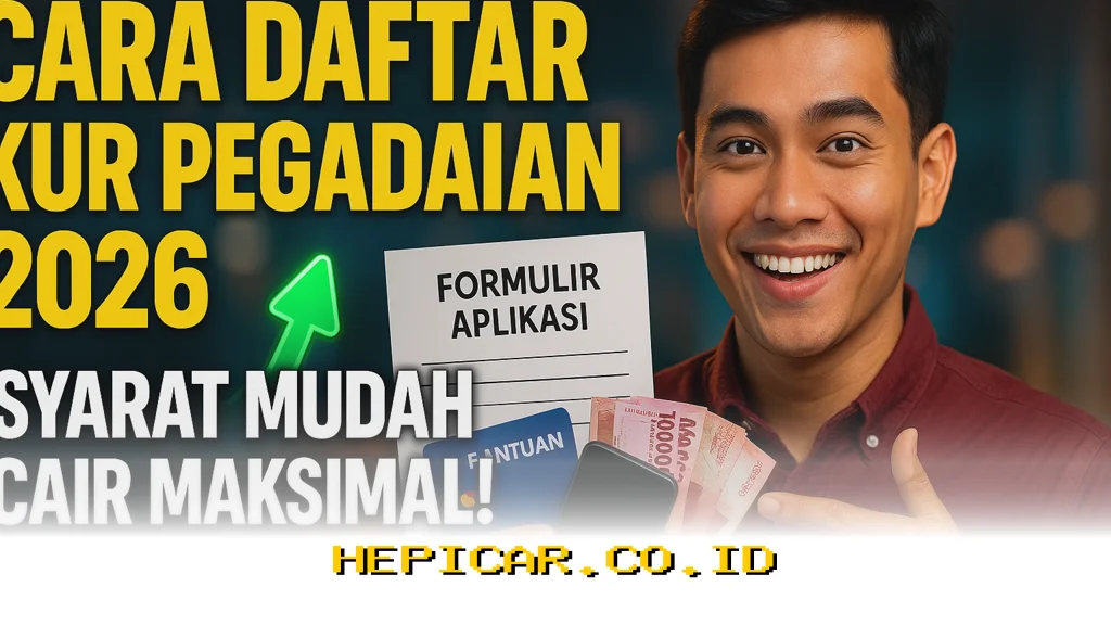 Daftar KUR Pegadaian 2026 Tanpa Ribet, Cair Cepat dengan Syarat Mudah Dipenuhi!