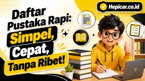 Cara Mudah Buat Daftar Pustaka Rapi Tanpa Ribet, Simpel dan Cepat!