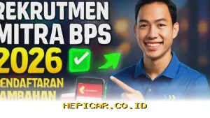 Daftar Sekarang Jadi Mitra BPS 2026, Kesempatan Terakhir yang Tak Boleh Dilewatkan!