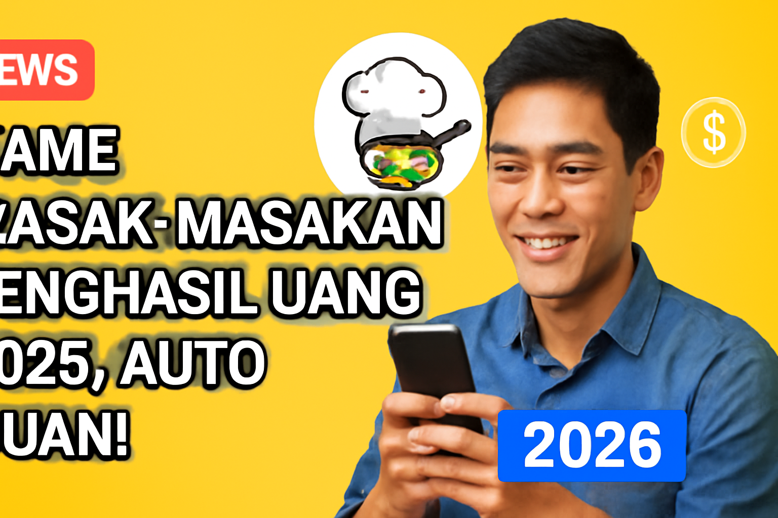 Game Masak-Masakan Penghasil Uang 2026, Auto Cuan!