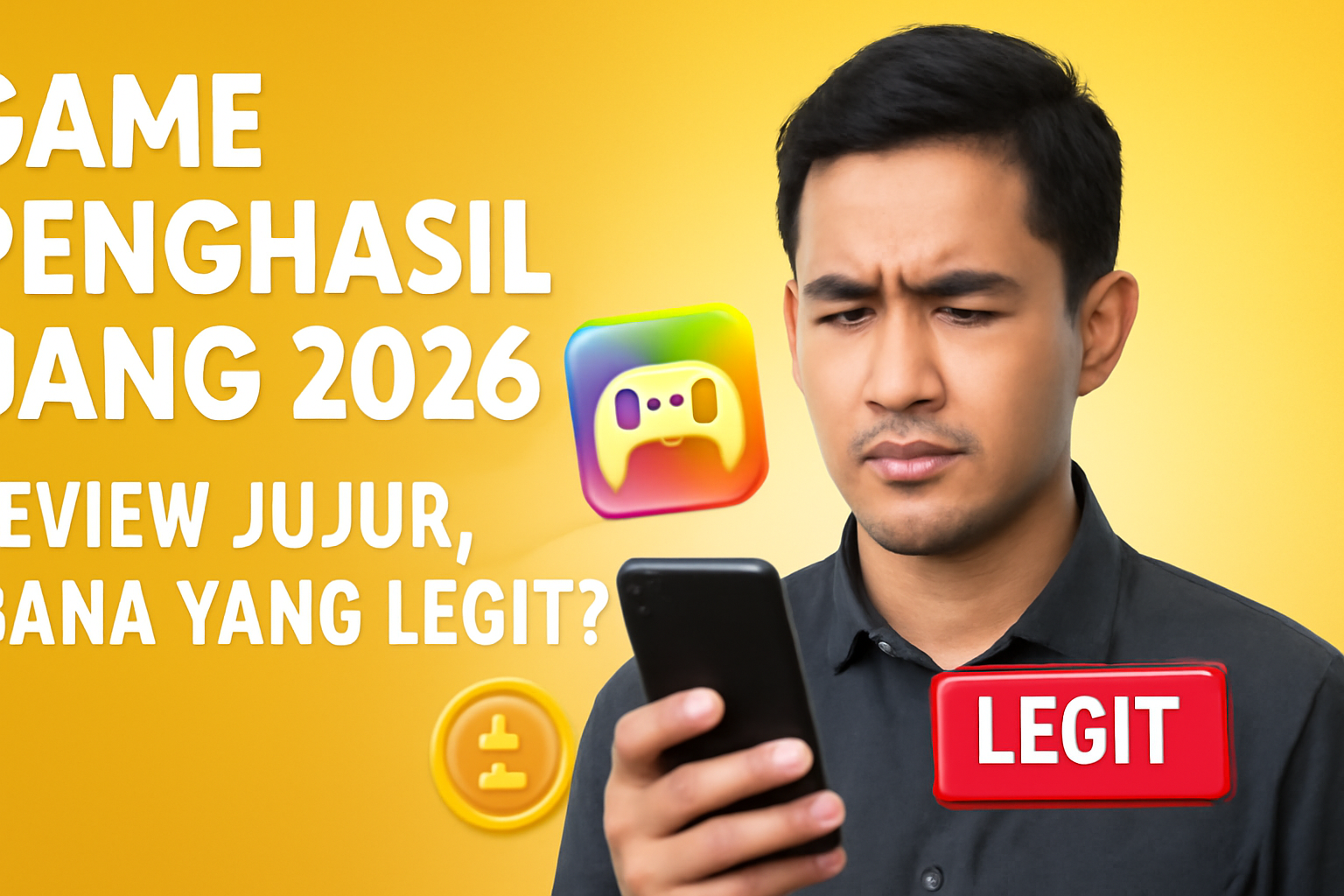 Game Penghasil Uang 2026: Review Jujur, Mana yang Legit?