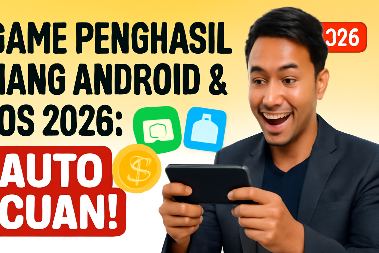 Game Penghasil Uang Android & iOS 2026: Auto Cuan!