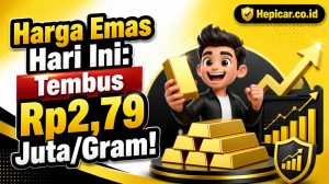 Emas Tembus Rp2,79 Juta per Gram Hari Ini, Simak Daftar Harga Lengkapnya!