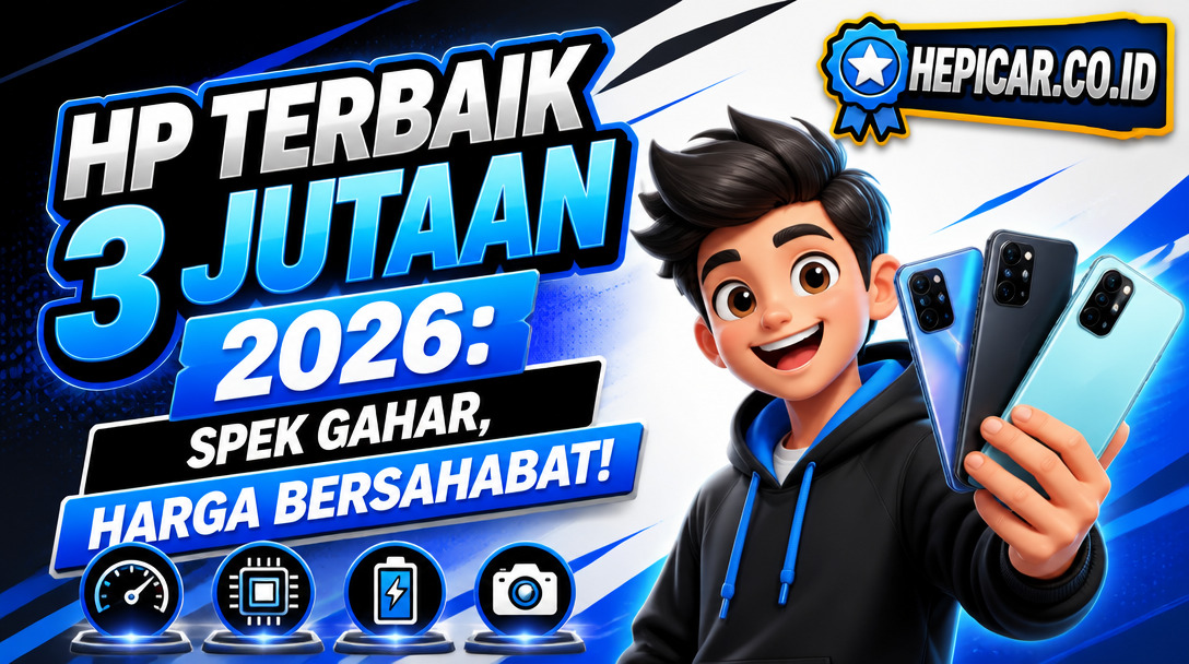 HP Terbaik 3 Jutaan 2026: Spek Gahar, Harga Bersahabat!