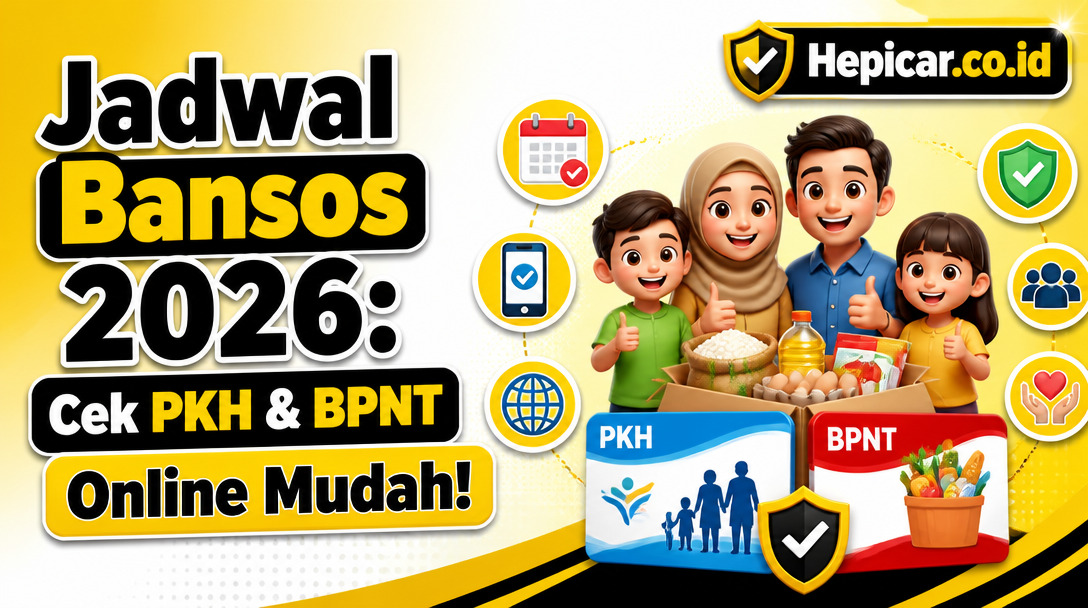 Jadwal Pencairan Bansos 2026 Terbaru! Begini Cara Mudah Cek Status PKH dan BPNT Online