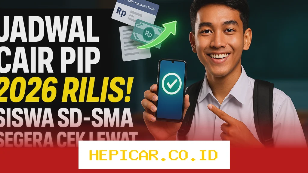 Jadwal Pencairan PIP 2026 Resmi Keluar! Siswa SD hingga SMA Wajib Cek Langsung di HP Anda!