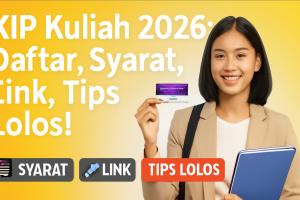 KIP Kuliah 2026: Daftar, Syarat, Link, Tips Lolos!