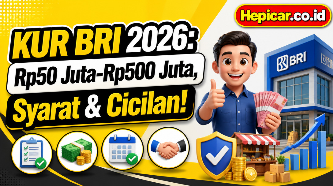 KUR BRI 2026: Pinjaman Rp50 Juta sampai Rp500 Juta, Cek Syarat dan Cicilan Menarik!