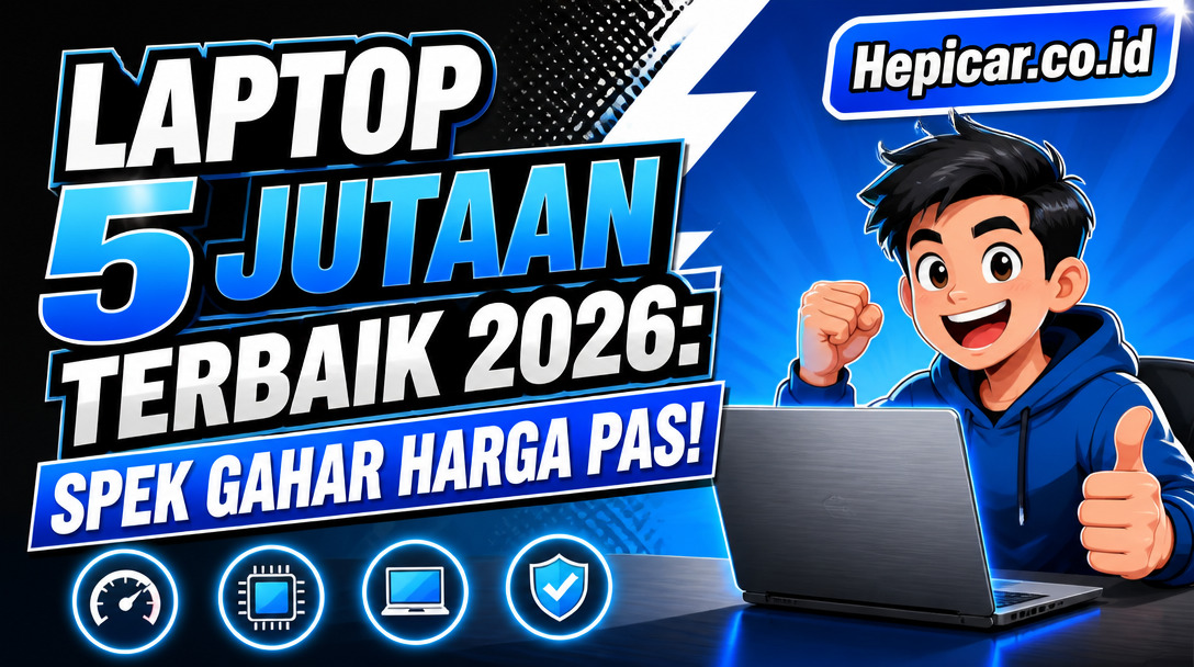 Laptop 5 Jutaan Terbaik 2026: Spek Gahar Harga Pas!