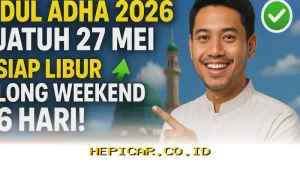 Libur Panjang Idul Adha 2026, 6 Hari Mengisi Weekend Mulai 27 Mei!