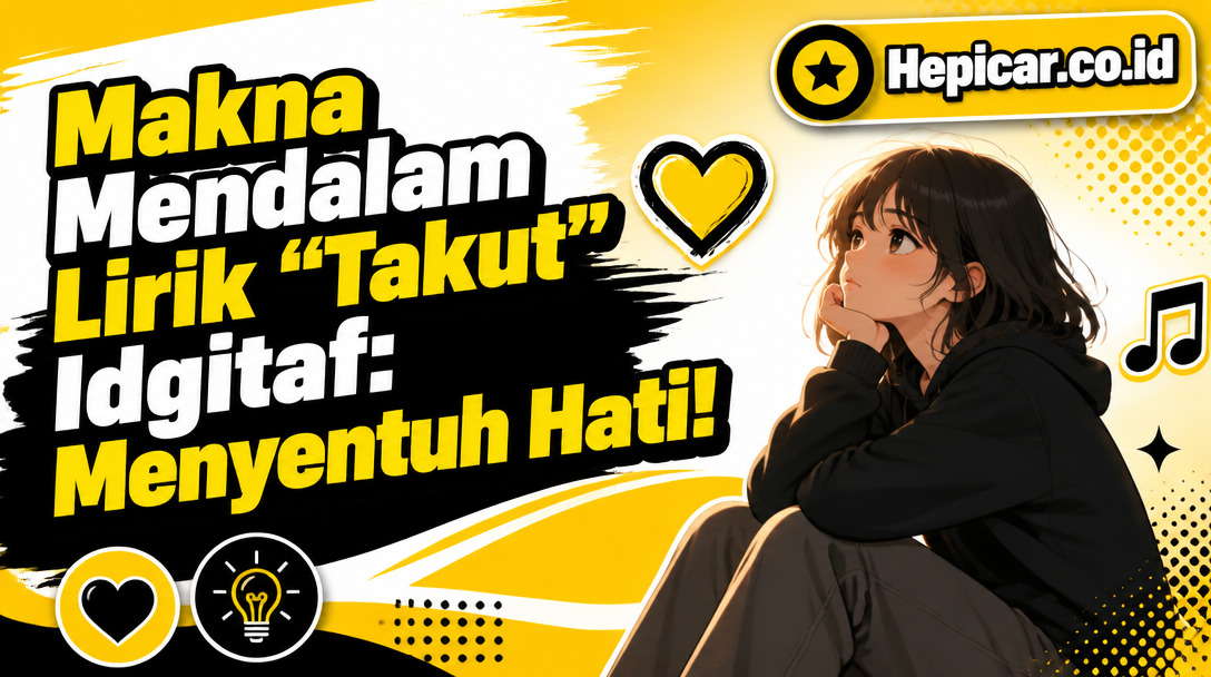 Mengungkap Makna Mendalam di Balik Lirik Lagu "Takut" dari Idgitaf yang Menyentuh Hati!
